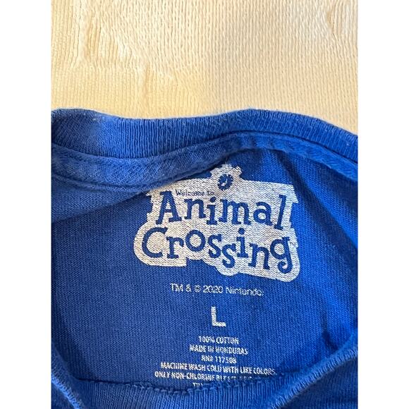 Animal Crossing Puppy Playing Guitar T-Shirt Mens L - Picture 3 of 3